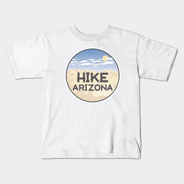 Hike Arizona Kids T-Shirt by HolidayShirts